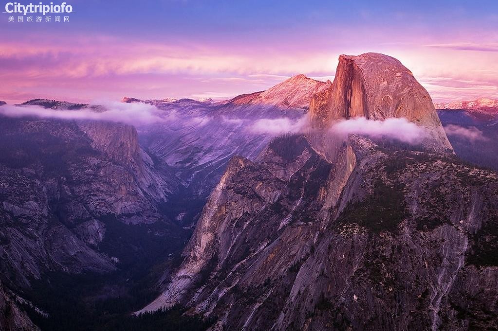 《美国加州自然风光优胜美地国家公园Yosemite National Park》