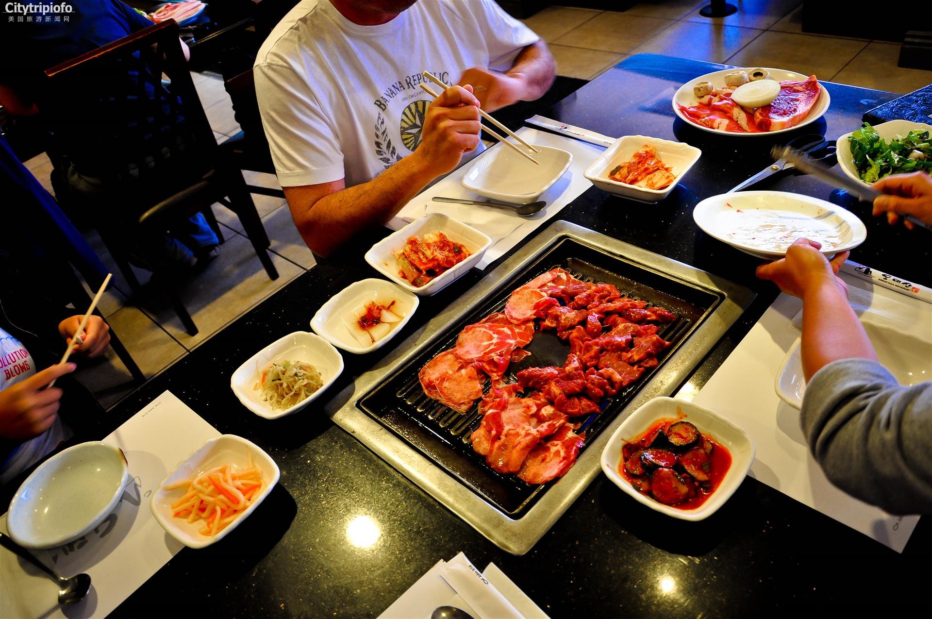 《洛杉矶美食推荐 – 吃到饱韩国烤肉》