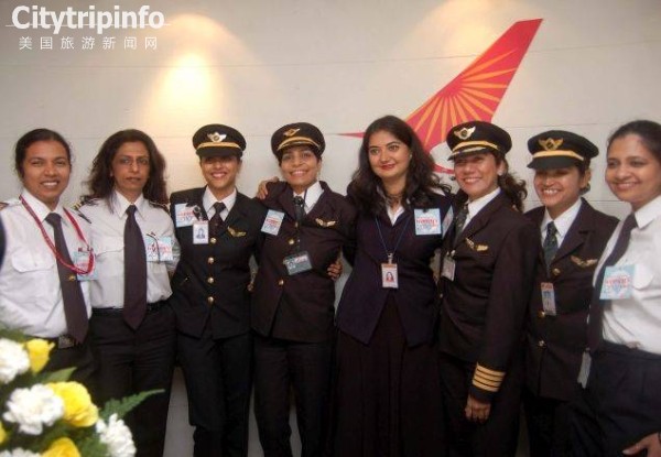 《数据：印度女飞行员比例达11.6% 居全球首位》
