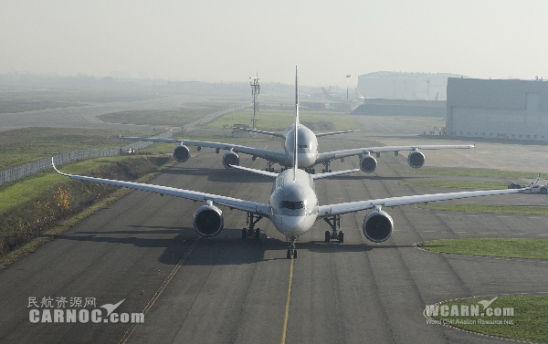 《卡航同接A350与A380　首家运营空客所有机型》