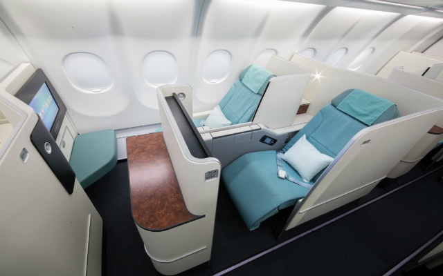 大韩航空推出新商务舱座椅 A330-300上首先安装
