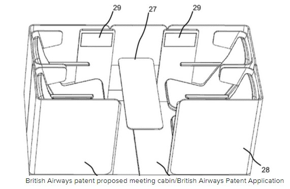 英航颠覆性新座椅申请专利 打破客舱等级布局