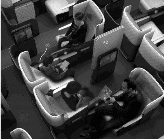 《英航颠覆性新座椅申请专利 打破客舱等级布局》