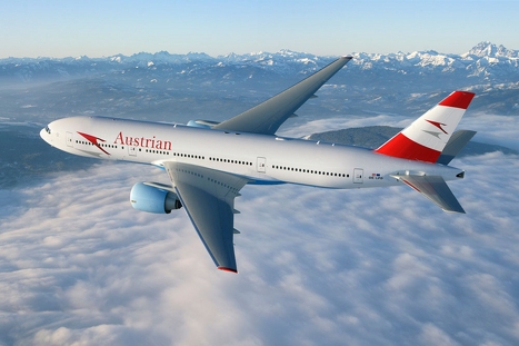 奥地利航空公布新涂装 4月初将正式推出