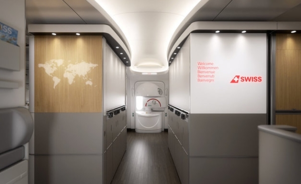 《挡不住的瑞士风：瑞士航空77W客舱新设计》