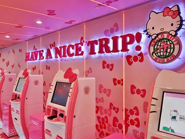 《乘坐Hello Kitty主题航班是怎样一种萌萌的体验》