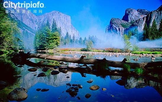 《美国加州自然风光优胜美地国家公园Yosemite National Park》