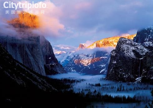 《美国加州自然风光优胜美地国家公园Yosemite National Park》