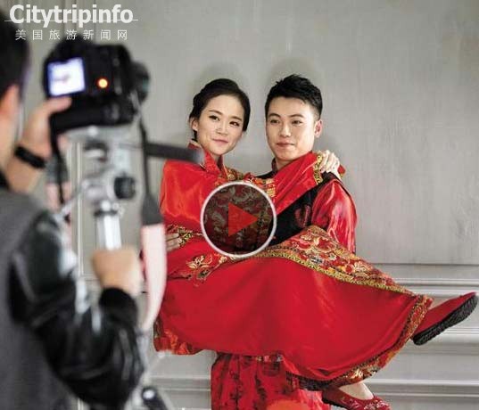 《韩国推“韩流”特色婚纱照 吸引中国消费者》