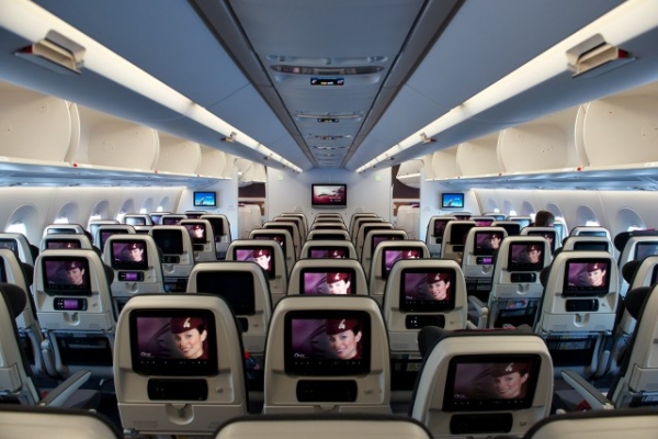 乘机体验：卡塔尔航空首架A350演示飞行
