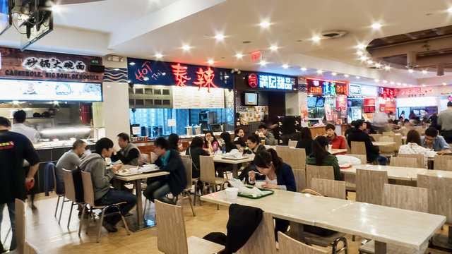 《纽约美食城成境外游客热点》