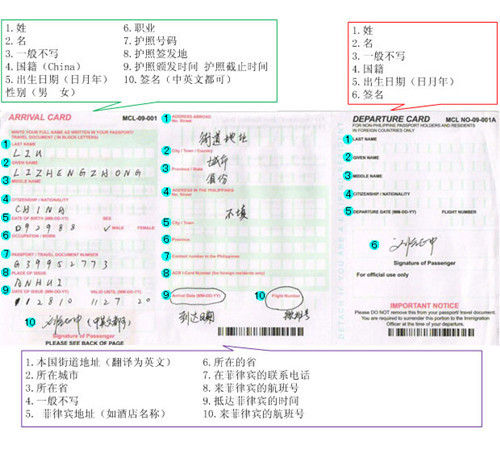 《出境必备：31国54张出入境卡填写指引》