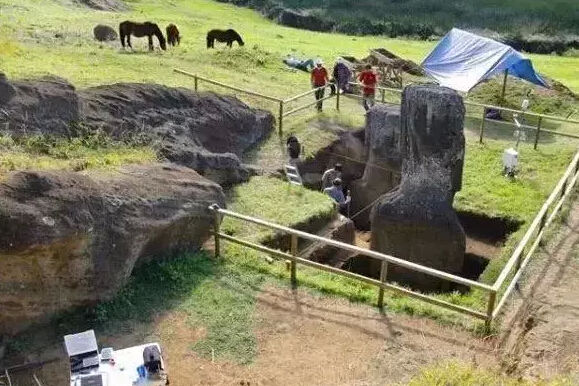 《你知道吗？复活节岛巨石像不是只有头，它们还有身体！》