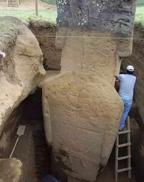 《你知道吗？复活节岛巨石像不是只有头，它们还有身体！》
