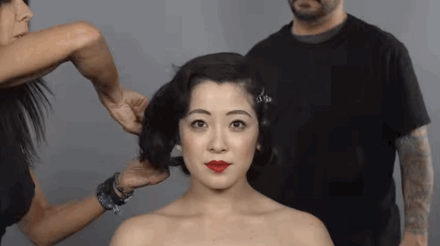 《中国女性妆容100年的变化 清朝风、民国风、劳动风...》