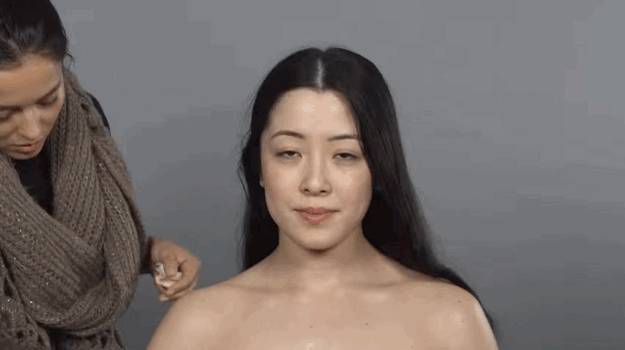 《中国女性妆容100年的变化 清朝风、民国风、劳动风...》