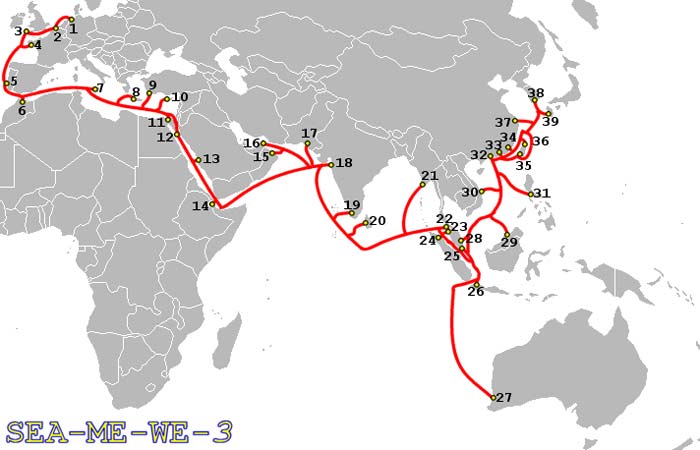 《中国的海底光缆，中美海底光缆》